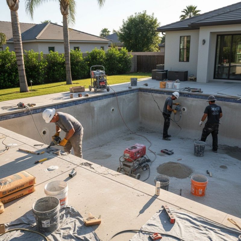 Concrete Pool Patio Repair